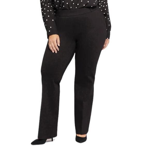 Sculpt Her by NYDJ Dress Pull on flared trouser black size 4X - Picture 1 of 7